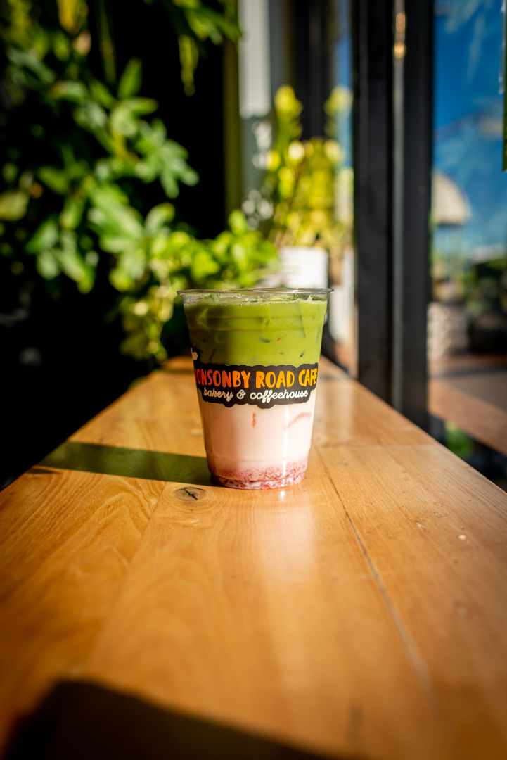 Strawberry Milk Matcha Latte